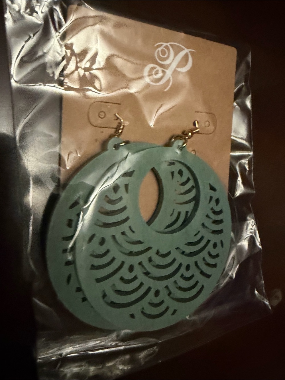 Plunder Hoop Earrings - Teal